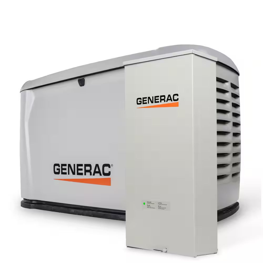 26,000 Watt Air-Cooled Whole House Home Standby Generator and 200-AMP Transfer Switch