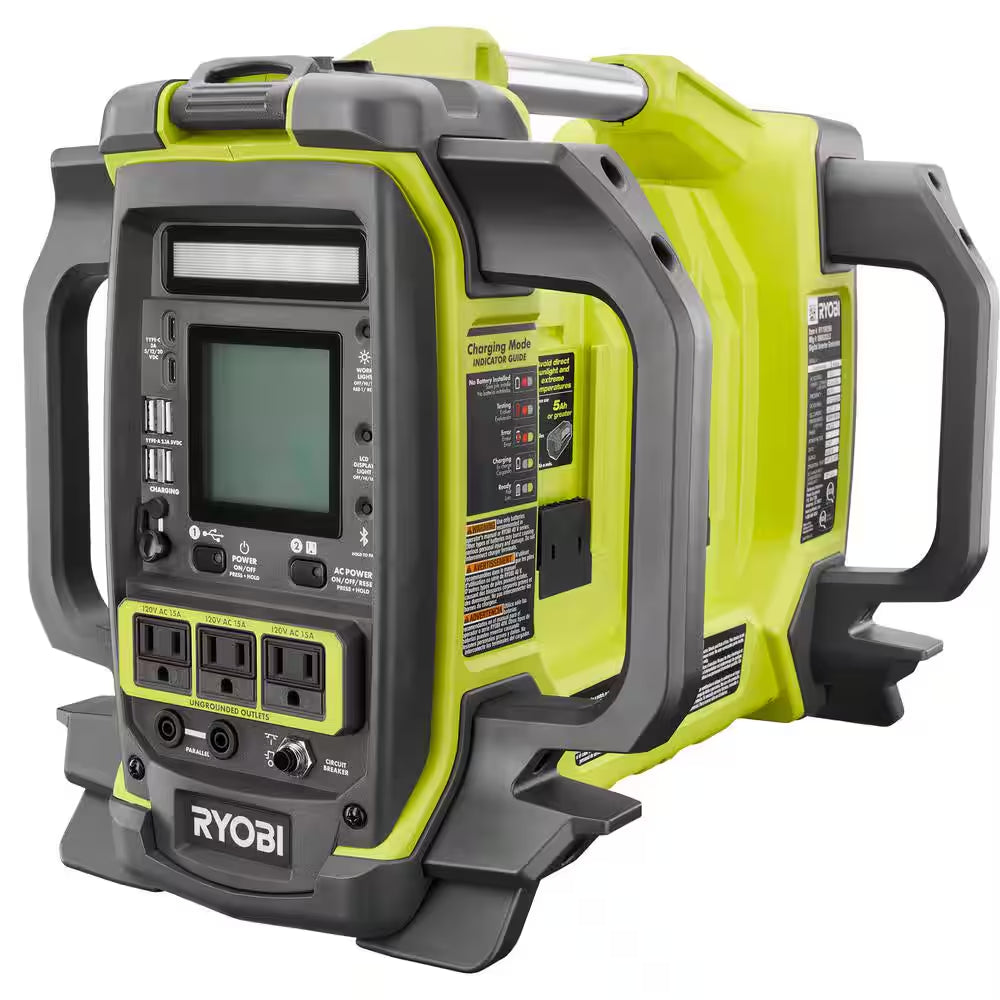 40V 1800-Watt Portable Battery Inverter Power Station and 4-Port Charger (Tool Only)