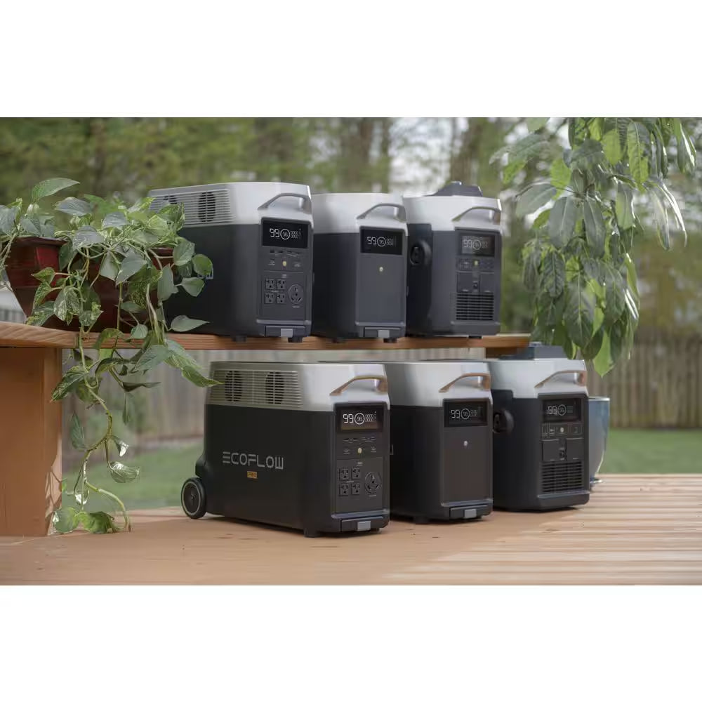 3600W Output DELTA Pro Extra Battery, 3600Wh, 2.7H to Full Charge, Battery Backup for Home Use, Blackout, Camping, RV