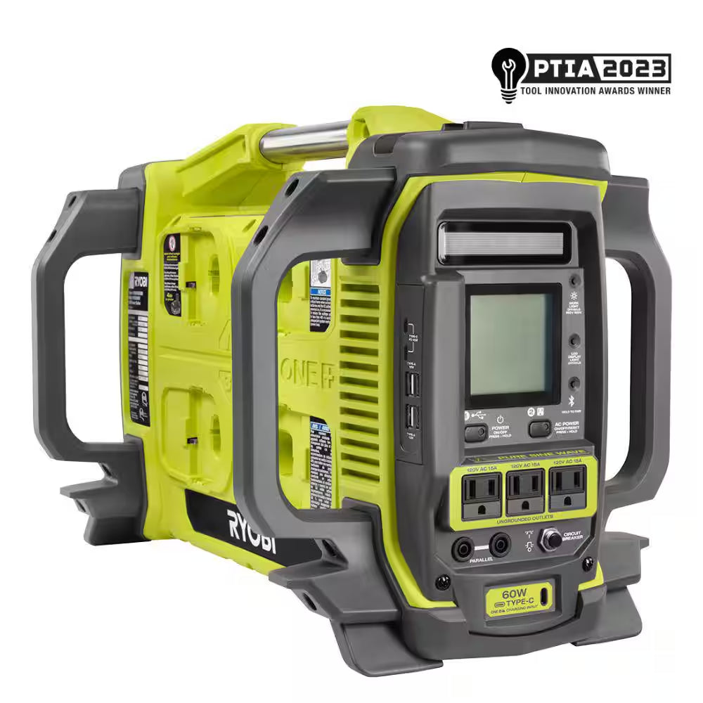 18V ONE+ 3000/1800-Watt Battery Powered Power Station with (4) 6.0Ah Batteries for the Jobsite, Wilderness, or Storms