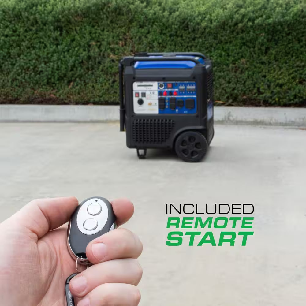 11,000 Watt Remote Start Portable Tri Fuel Home Backup Inverter Generator W/Co Alert