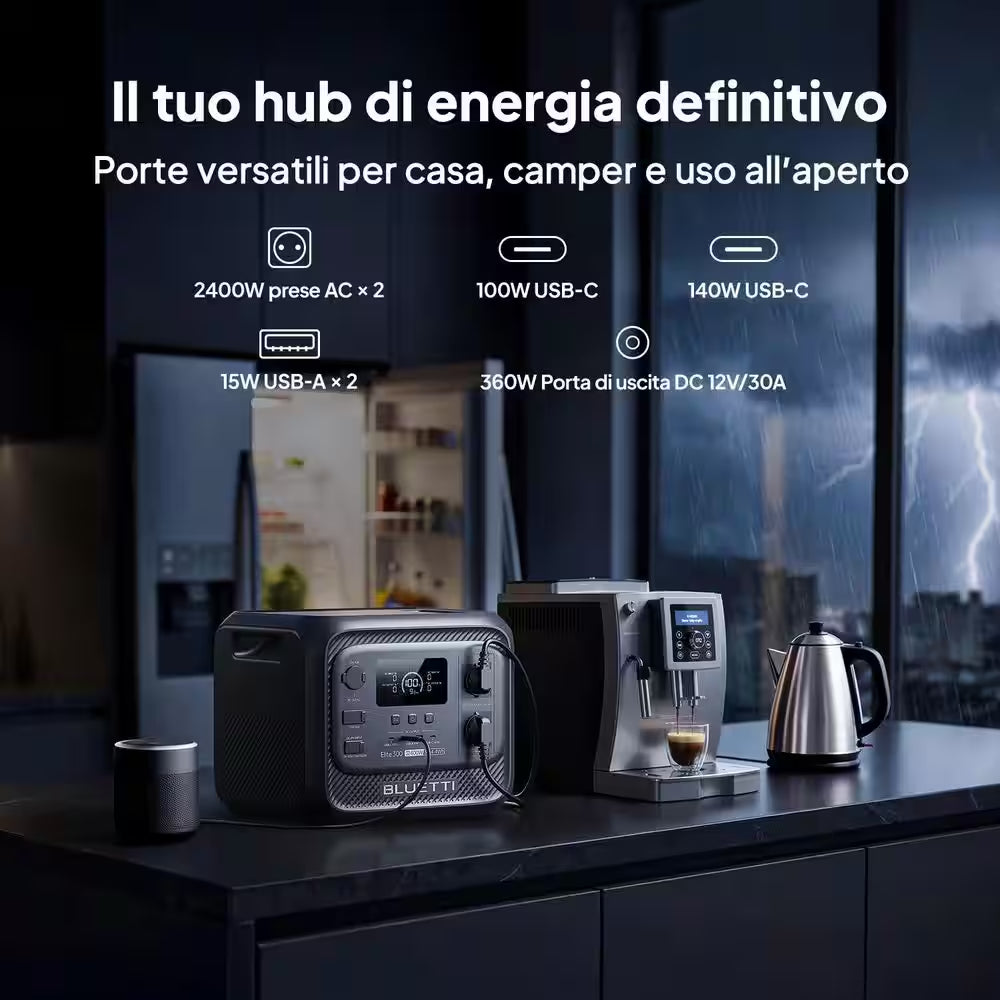 2400W Output 3014Wh Power Station Lifepo4 Battery Generator for Home Backup