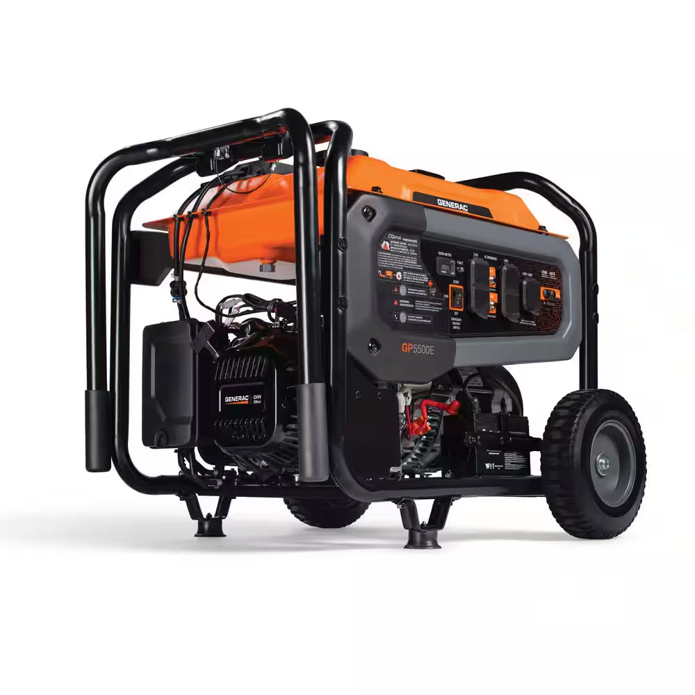 6875 / 5500-Watt Electric Switch Gasoline Powered Portable Generator with Cosense-Gp5500E