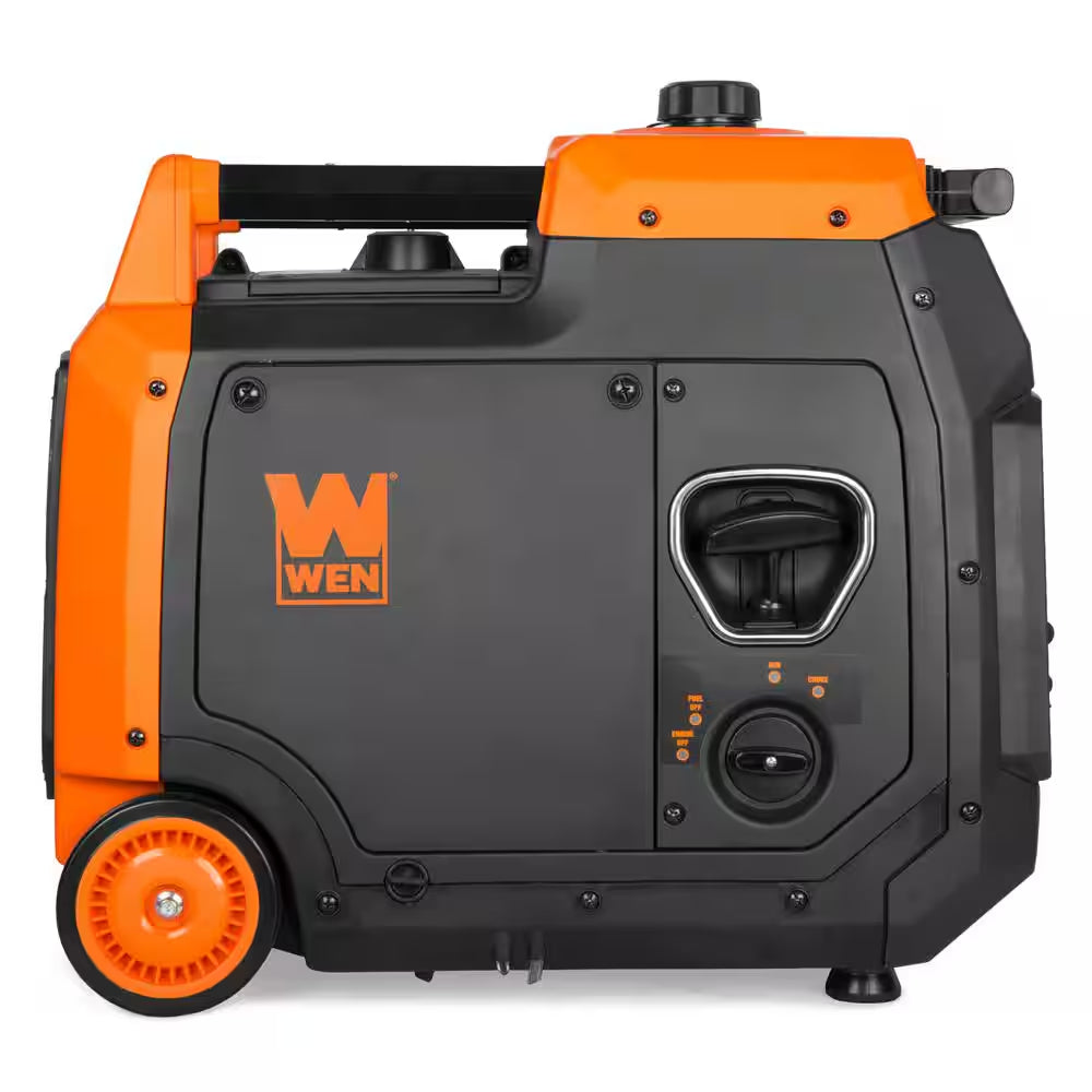 Quiet and Light-Weight 4800W Dual Fuel Rv-Ready Electric Start Portable Inverter Generator, Fuel Shut Off, CO Watchdog