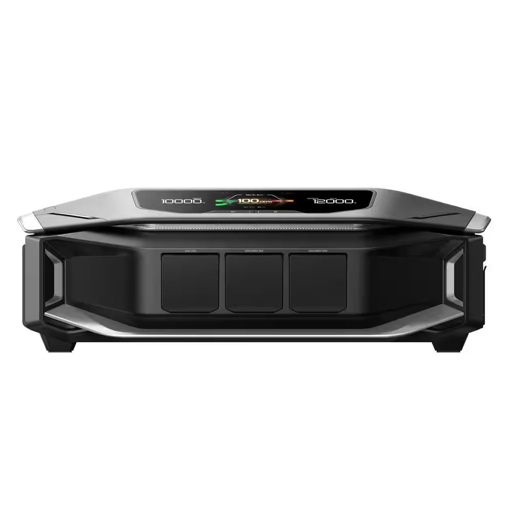 12Kw Push-Button Start DELTA Pro Ultra X Combo (1*Inverter+2*Battery), 12Kwh LFP Battery Generator, Home Backup
