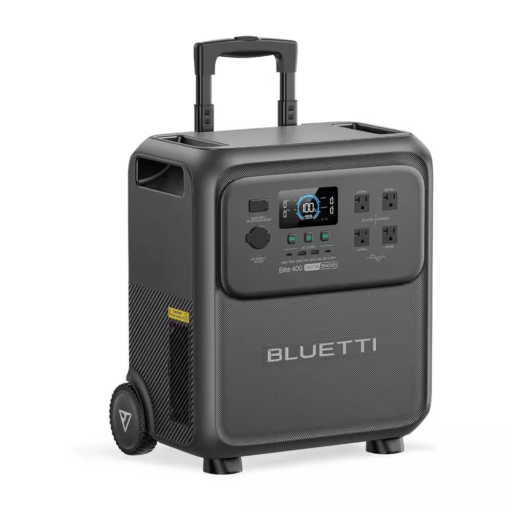 2600W Output 3840Wh Power Station Lifepo4 Battery Push Button Start Generator for Home Backup