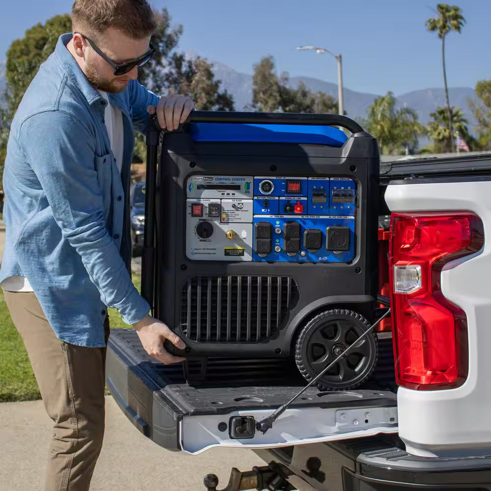 9,500-Watt Dual Fuel Portable Digital Inverter Generator