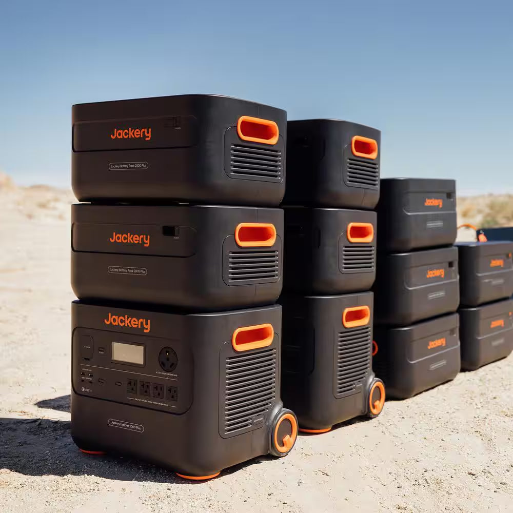 Explorer 2000 plus Solar Generator Extra Battery Pack 2042.8Wh Capacity, Extra Battery for Portable Power Station