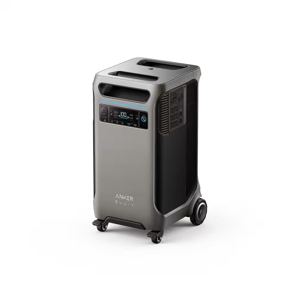 SOLIX F3800 Portable Power Station, 3840Wh, 6000-Watt AC Output, Home Backup/Rvs Push Button Start Battery Generator