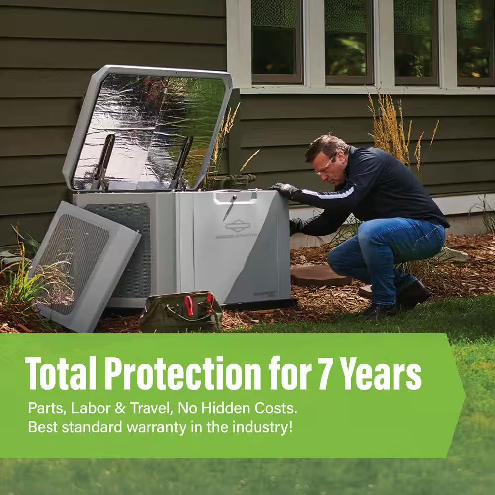 Powerprotect 26,000 Watt Air Cooled Home Standby Generator with 200A Automatic Transfer Switch