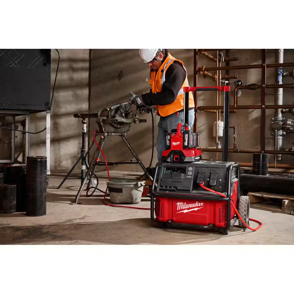 ROLL-ON 3600-Watt Output/7200-Watt Peak 2.5Kwh Lithium-Ion Battery Powered Push Start Power Station Battery Generator