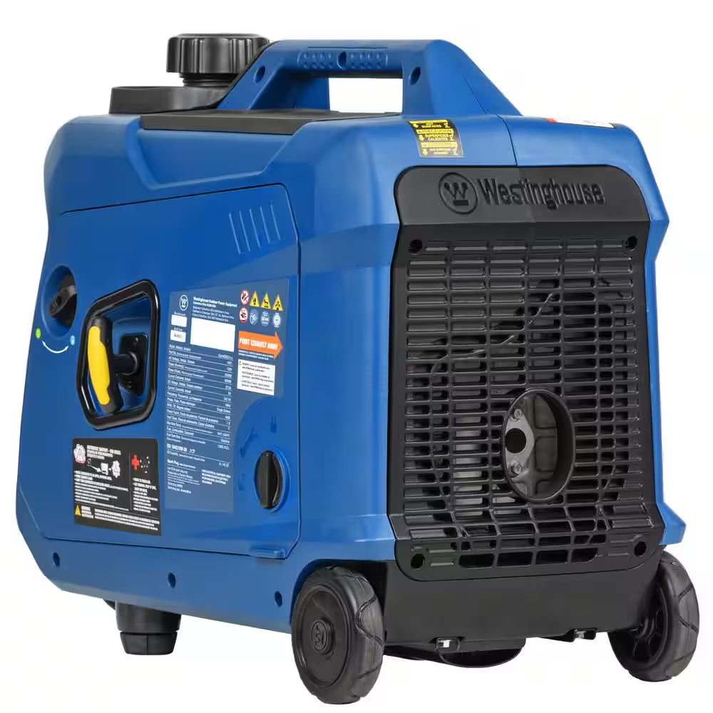 4,000-Watt Gas and Propane Dual Fuel Powered Portable Inverter Generator with Recoil Start, LED Data Center