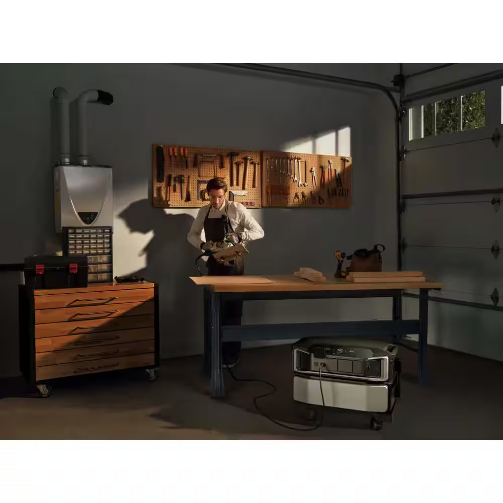 Battery Generator Delta Pro Ultra Battery Pack 6144Wh Solar Generator, 7200W Output,Lfp,Home Backup, Push-Button Start