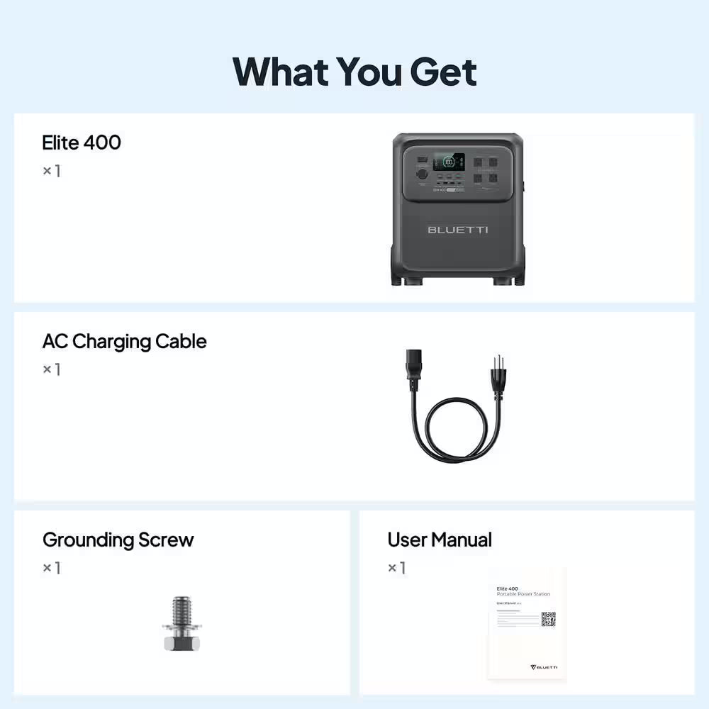 2600W Output 3840Wh Power Station Lifepo4 Battery Push Button Start Generator for Home Backup