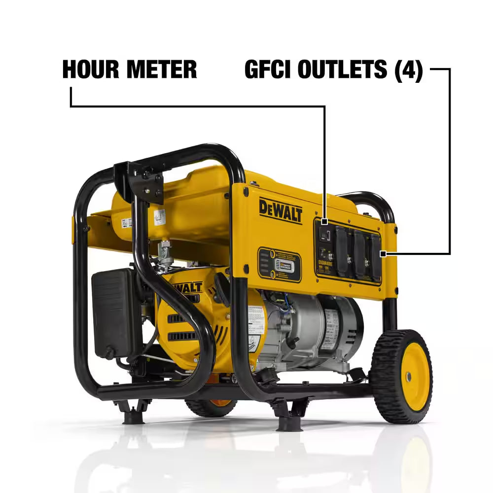 5000-Watt Peak / 4000W Running Watt Recoil Start Gasoline Portable Generator