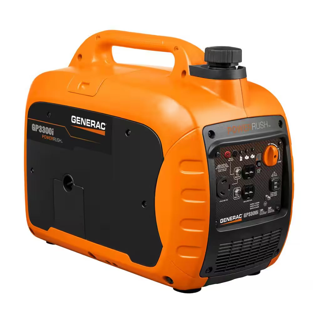 3300 / 2500-Watt Gas Powered Recoil Start Inverter Generator with Cosense - Gp3300I