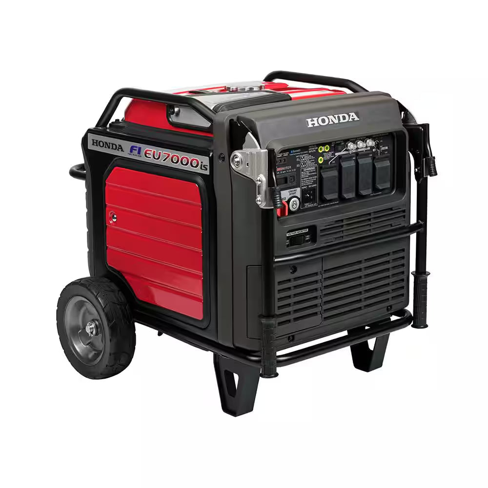 Inverter 7000-Watt Standby Gasoline Generator 120/240V Single Phase with Bluetooth and 10 Circuit Manual Transfer Switch