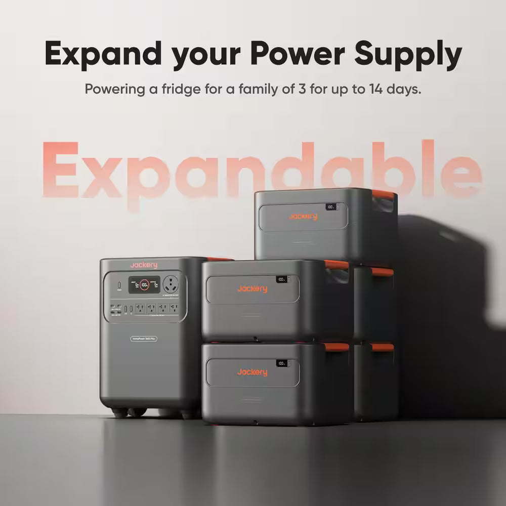 3600W/7200W Push Button Start Solar Generator Homepower 3600 plus W/ 1-Piece 500X Solar Panel for Essential Home Backup