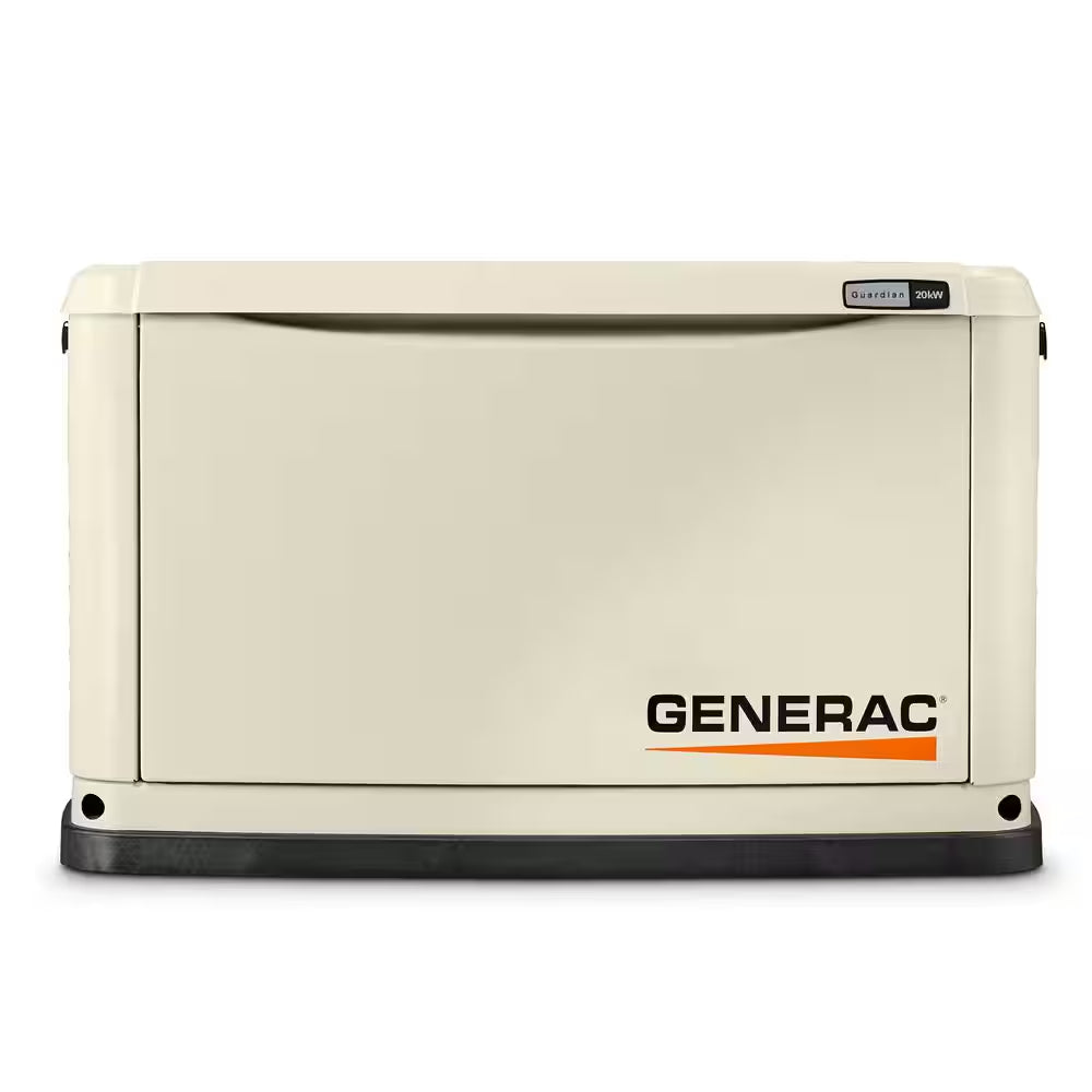 Guardian 20,000-Watt (LP) / 18,000-Watt (NG) Air-Cooled Whole House Generator with Wi-Fi and 200-Amp Transfer Switch