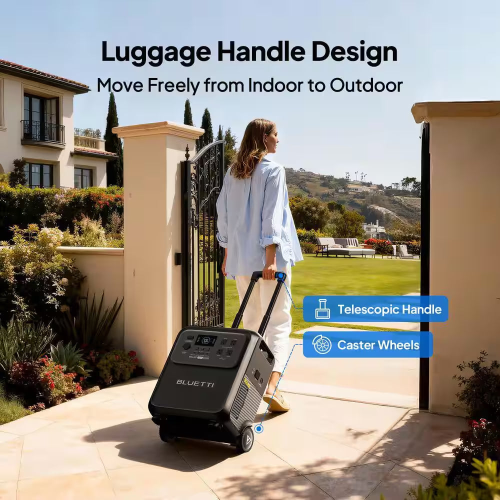 2600W Output 3840Wh Power Station Lifepo4 Battery Push Button Start Generator for Home Backup