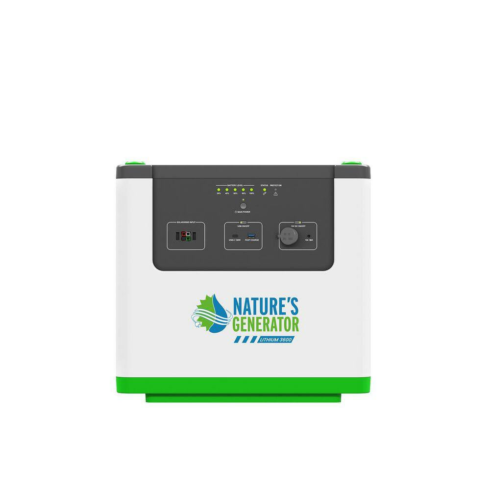 Lithium 3600W Push Button Start Power Add-On Pro Bundle Featuring an Additional 3600W Power Pod with 2 410W Solar Panels