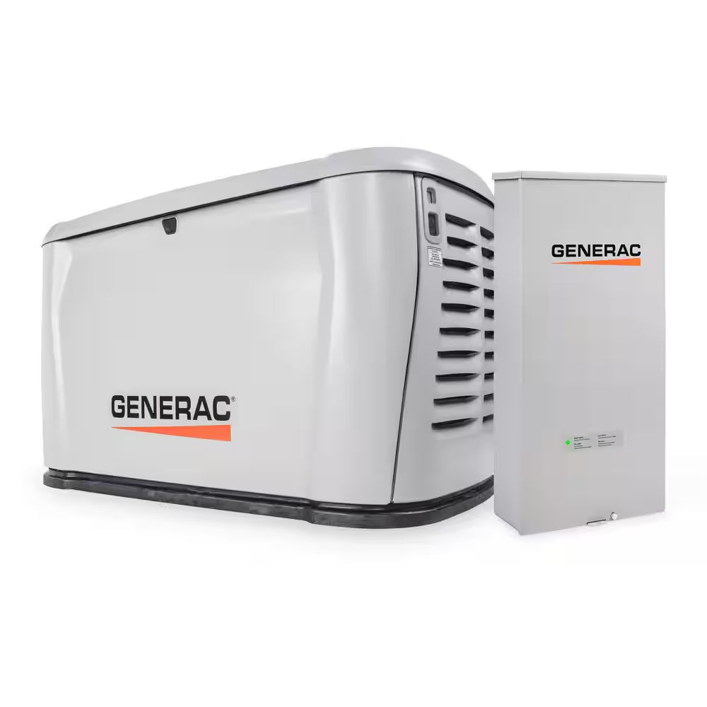 18,000 Watt Air-Cooled Whole House Home Standby Generator & 200-AMP Transfer Switch