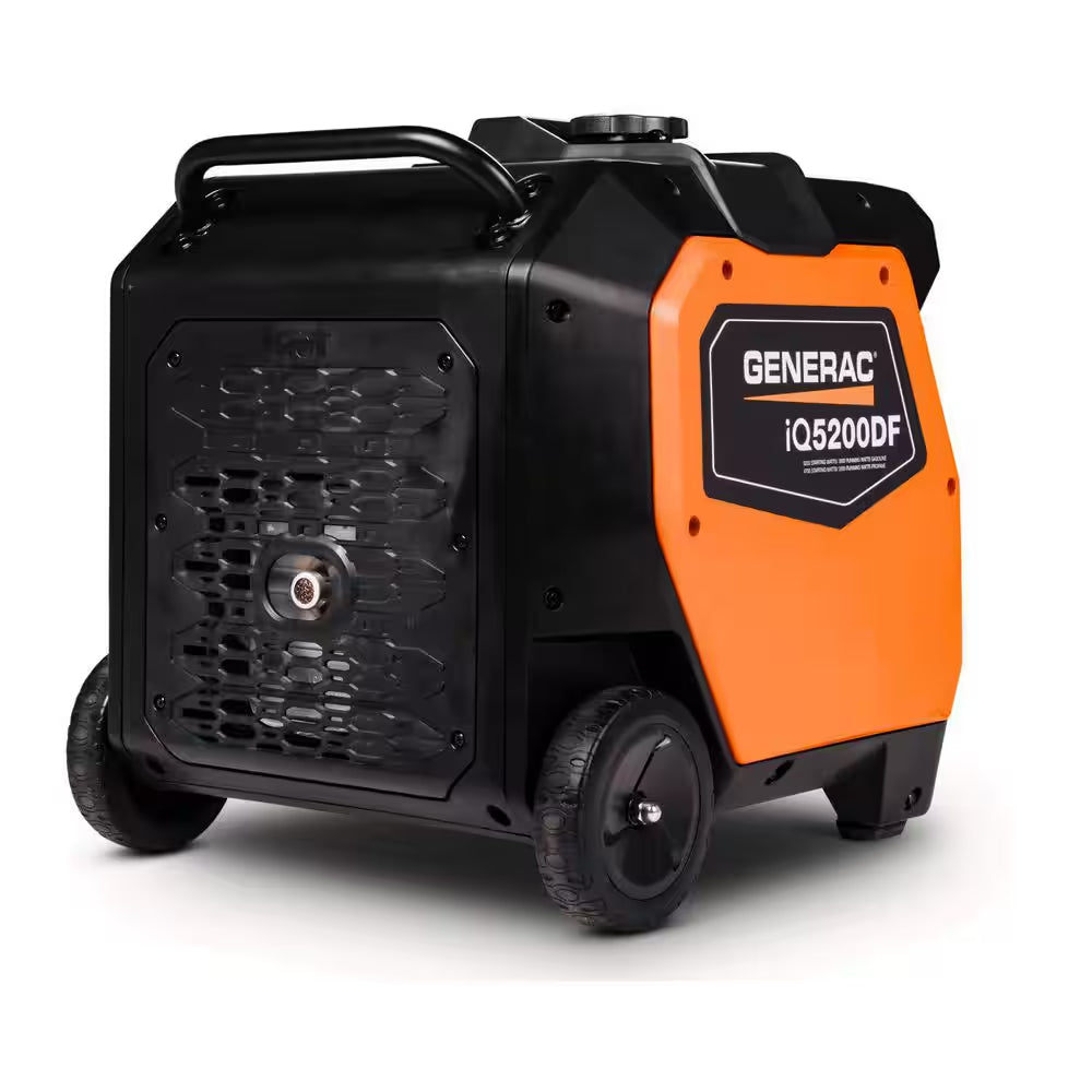 5200/3900-Watt Dual Fuel Inverter Generator, Fully Enclosed Case and Easy-To-Use Electric Start with Battery Included