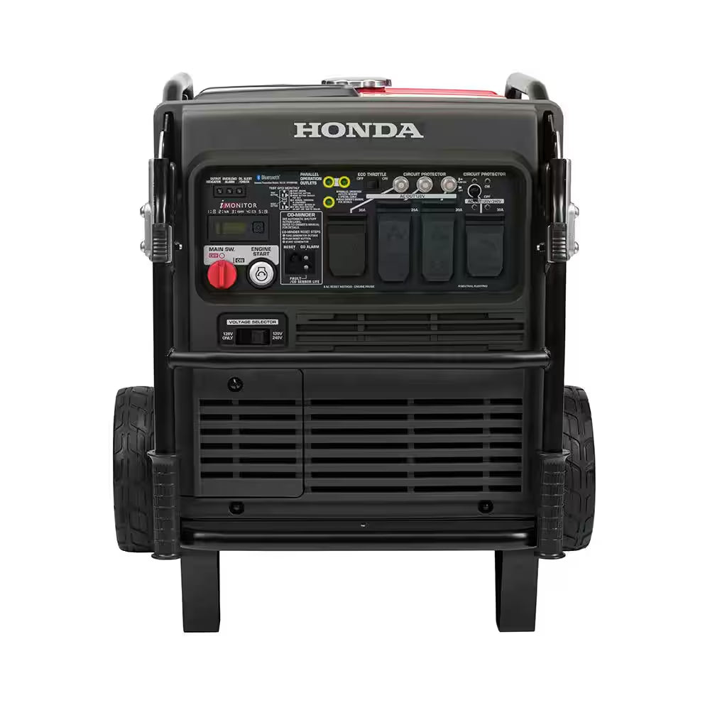 Inverter 7000-Watt Standby Gasoline Generator 120/240V Single Phase with Bluetooth and 10 Circuit Manual Transfer Switch