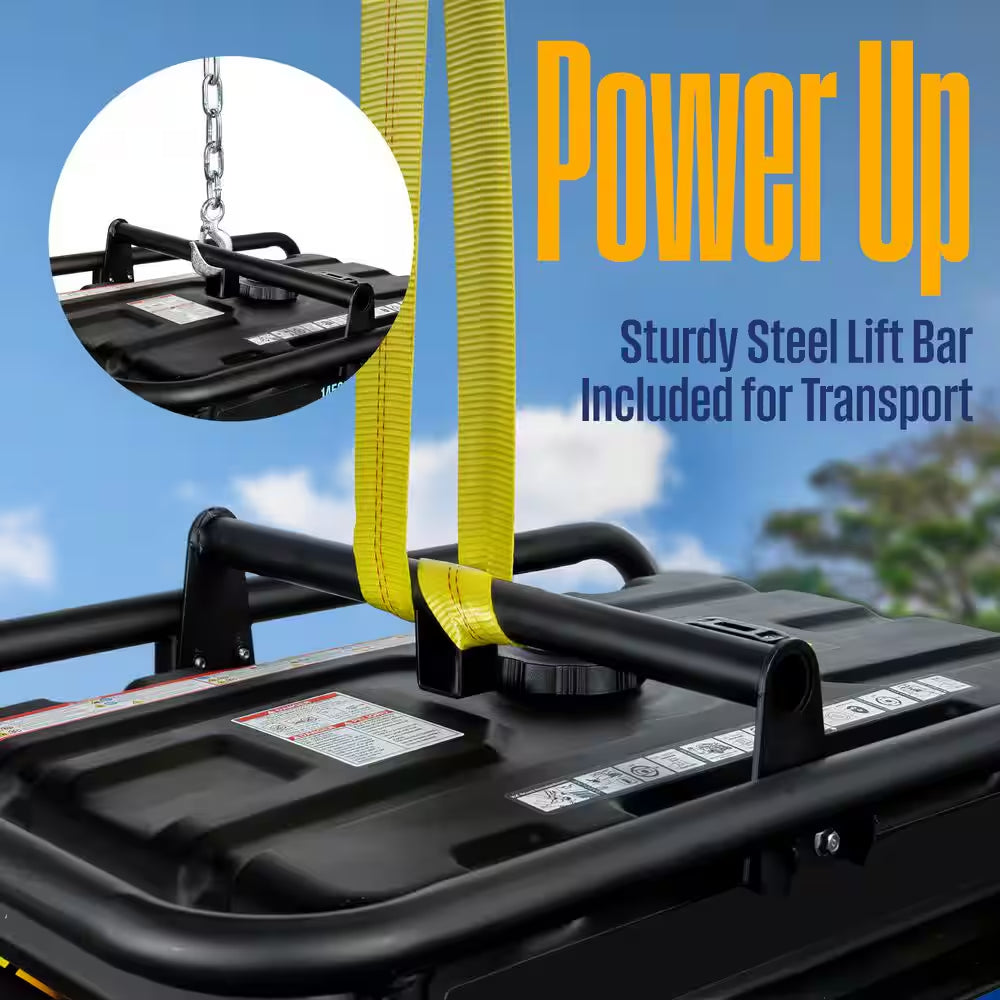 18,000/14,500-Watt Dual Fuel Gas and Propane Portable Generator with Remote Electric Start, Low THD, and 50 Amp Outlet