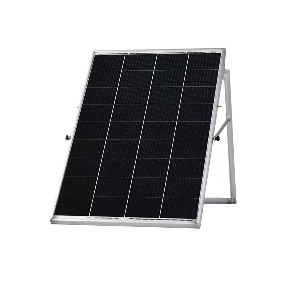 ELITE 3600-Watt/5760W Peak Push Button Start Solar Powered Portable Generator with Two 100W Solar Panels