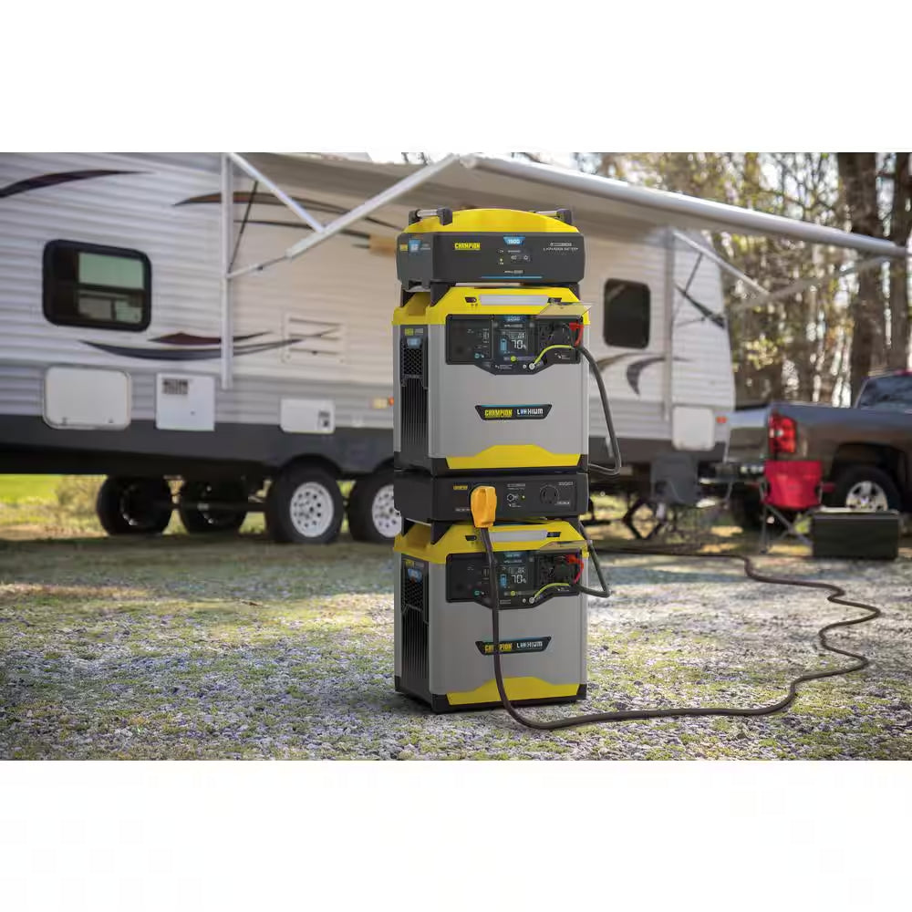 3276-Wh Power Station 3200/1600-Watt Portable Lithium-Ion Battery Solar Generator