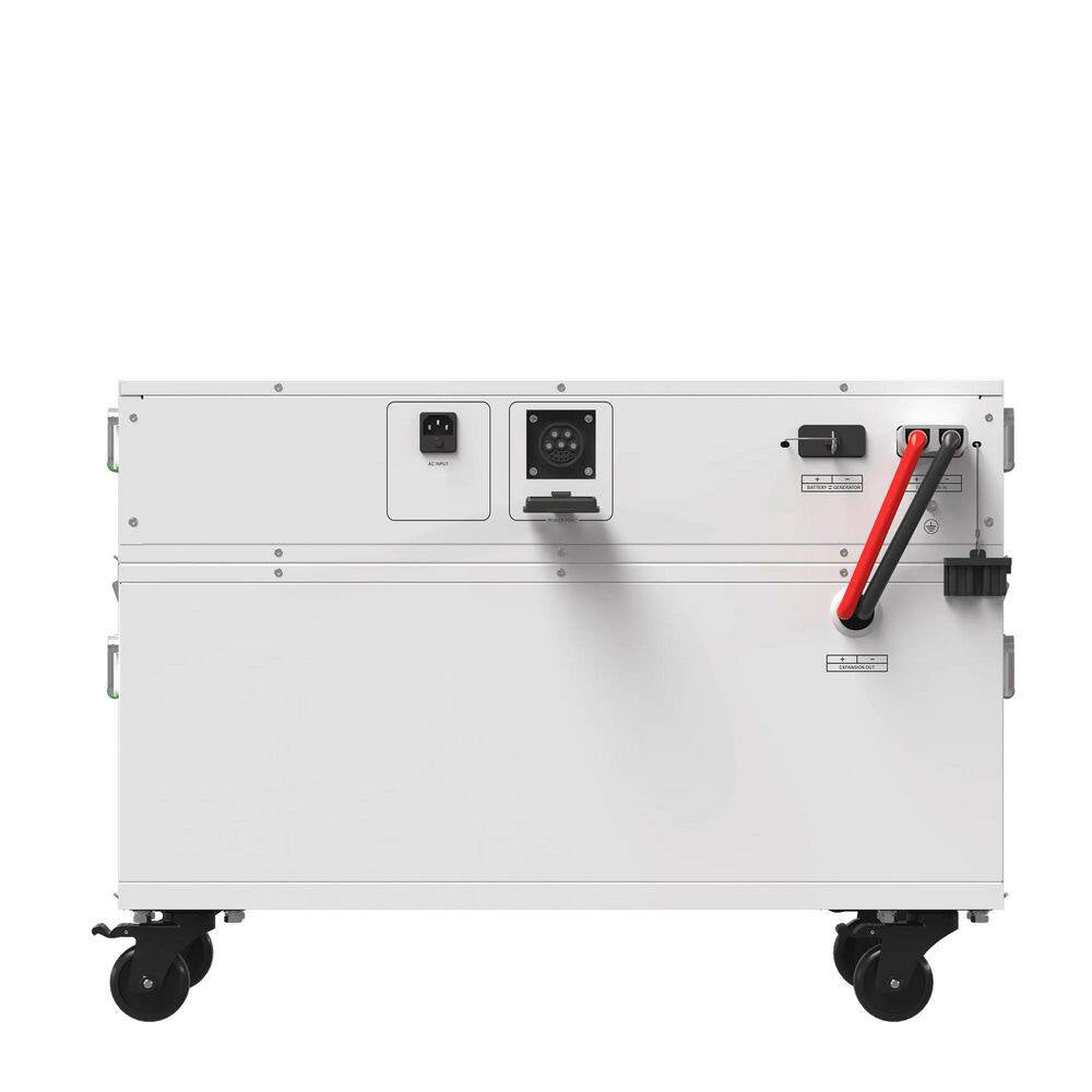 Powerhouse Gold plus 7,200-Watt Electric Switch Solar Generator with (4) 410W Panels and Wheels